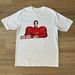 Beyonce Renaissance World Tour 2023 Merch Tee Shirt White On Air Graphic Size M